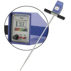 Влагомер для измерения Влажности и температуры почвы Aquaterr портативный Т-350