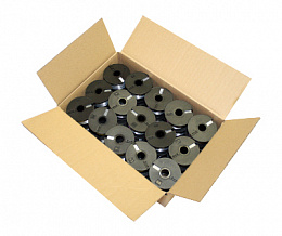 Картонная коробка с 10 бобинами проволоки для подвязки, диаметр 0,45 мм