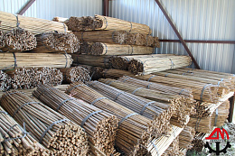 Натуральный бамбук L 2,10 метра 14/16 мм (100 шт)